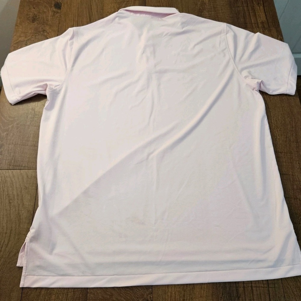 Peter Millar Summer Comfort XXL Pink Striped Golf Polo Shirt Short Sleeve - Picture 7 of 7